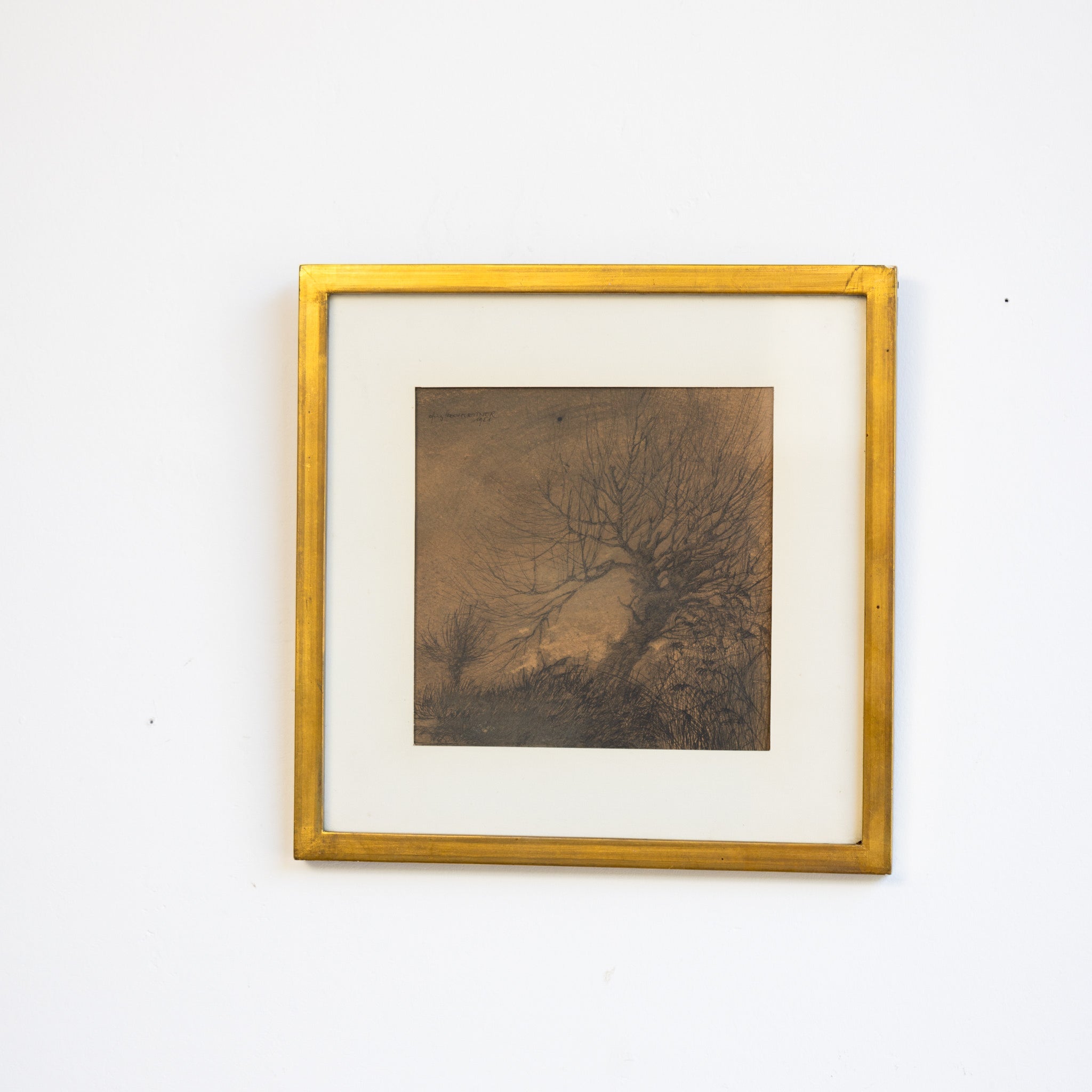 Barren Tree Lithgraph - elsie green - art