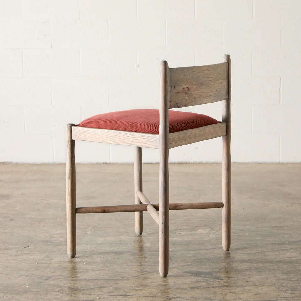 Beam Reclaimed Oak Counter Stool - elsie green - reclaimed wood furniture