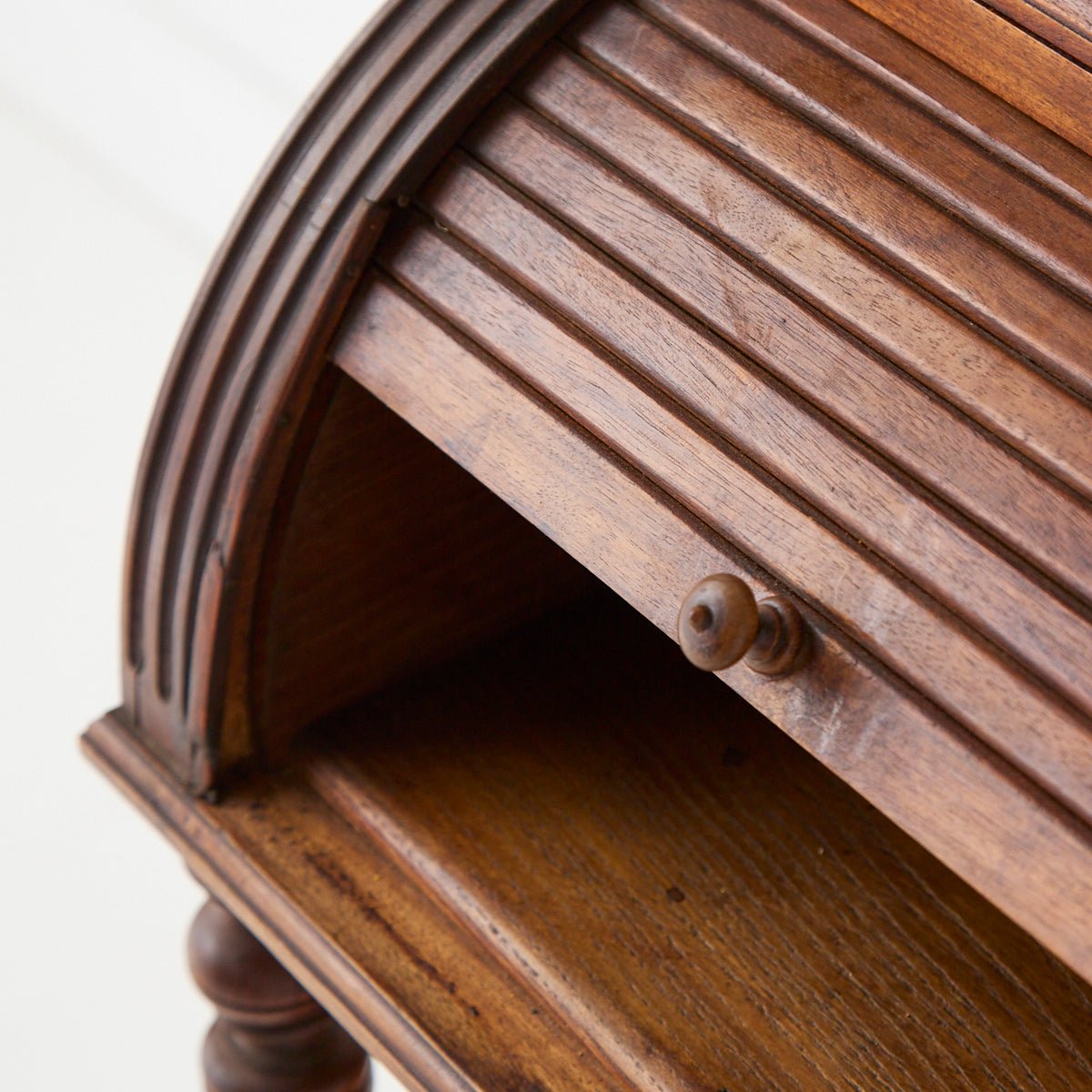 Bedside Table with Tambor Door - elsie green - furniture