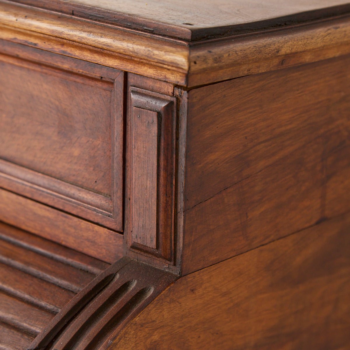 Bedside Table with Tambor Door - elsie green - furniture