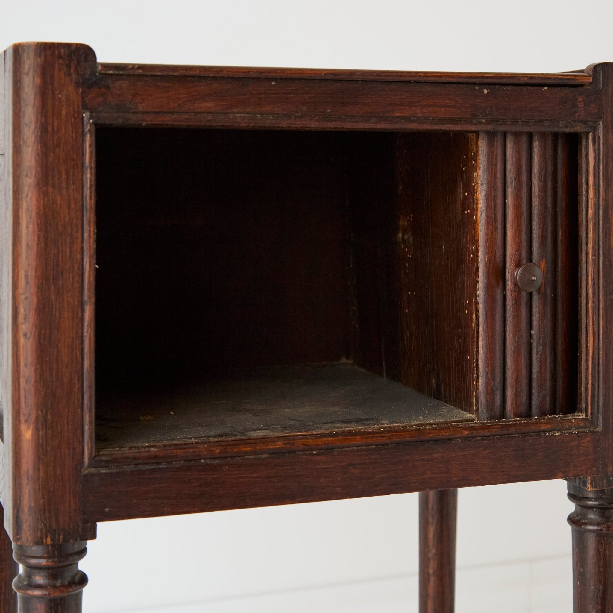 Bedside Table with Tambor Door - elsie green - furniture