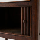 Bedside Table with Tambor Door - elsie green - furniture