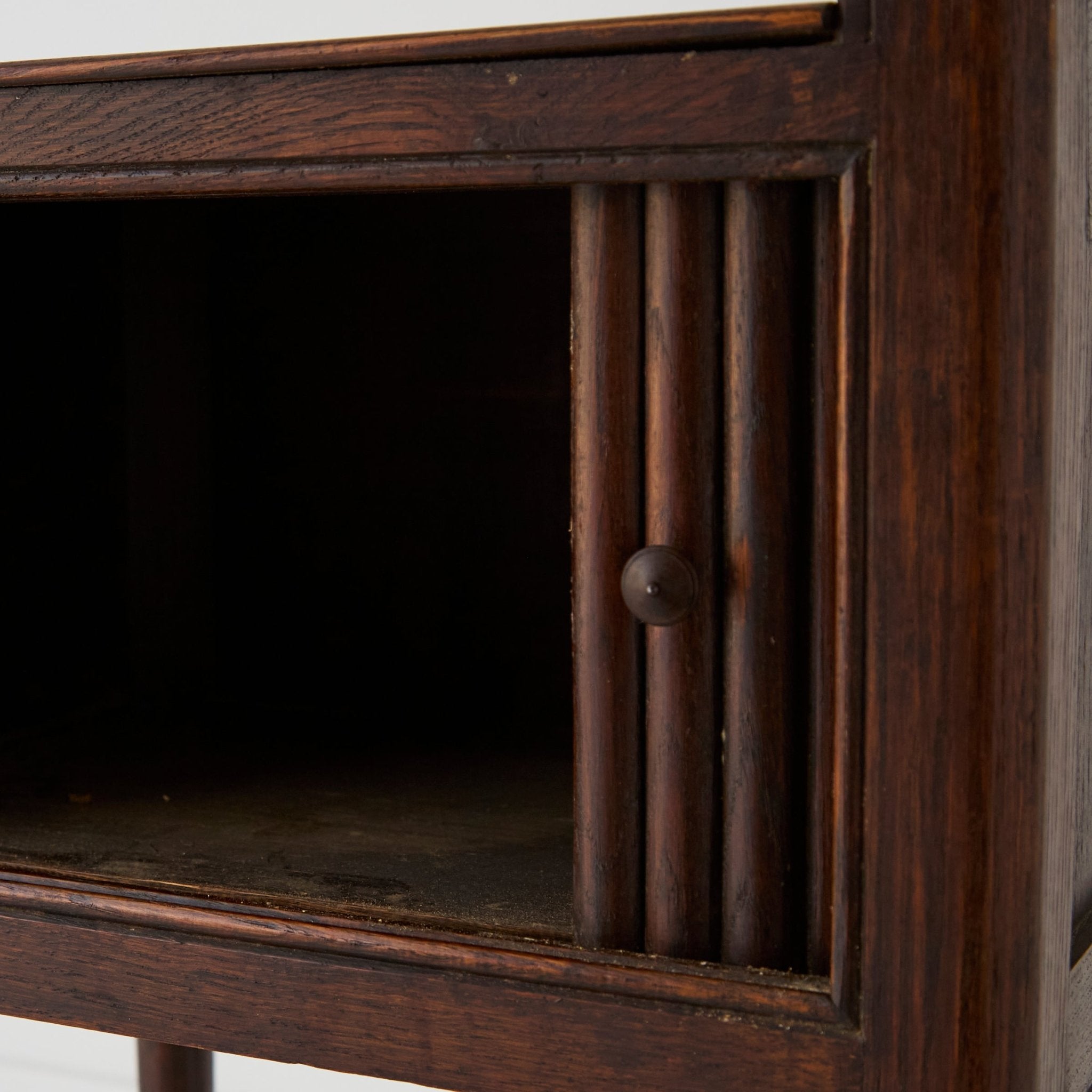 Bedside Table with Tambor Door - elsie green - furniture