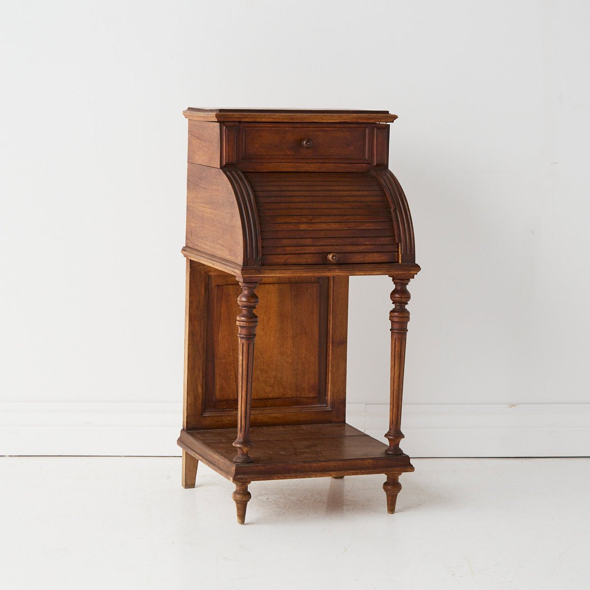 Bedside Table with Tambor Door - elsie green - furniture