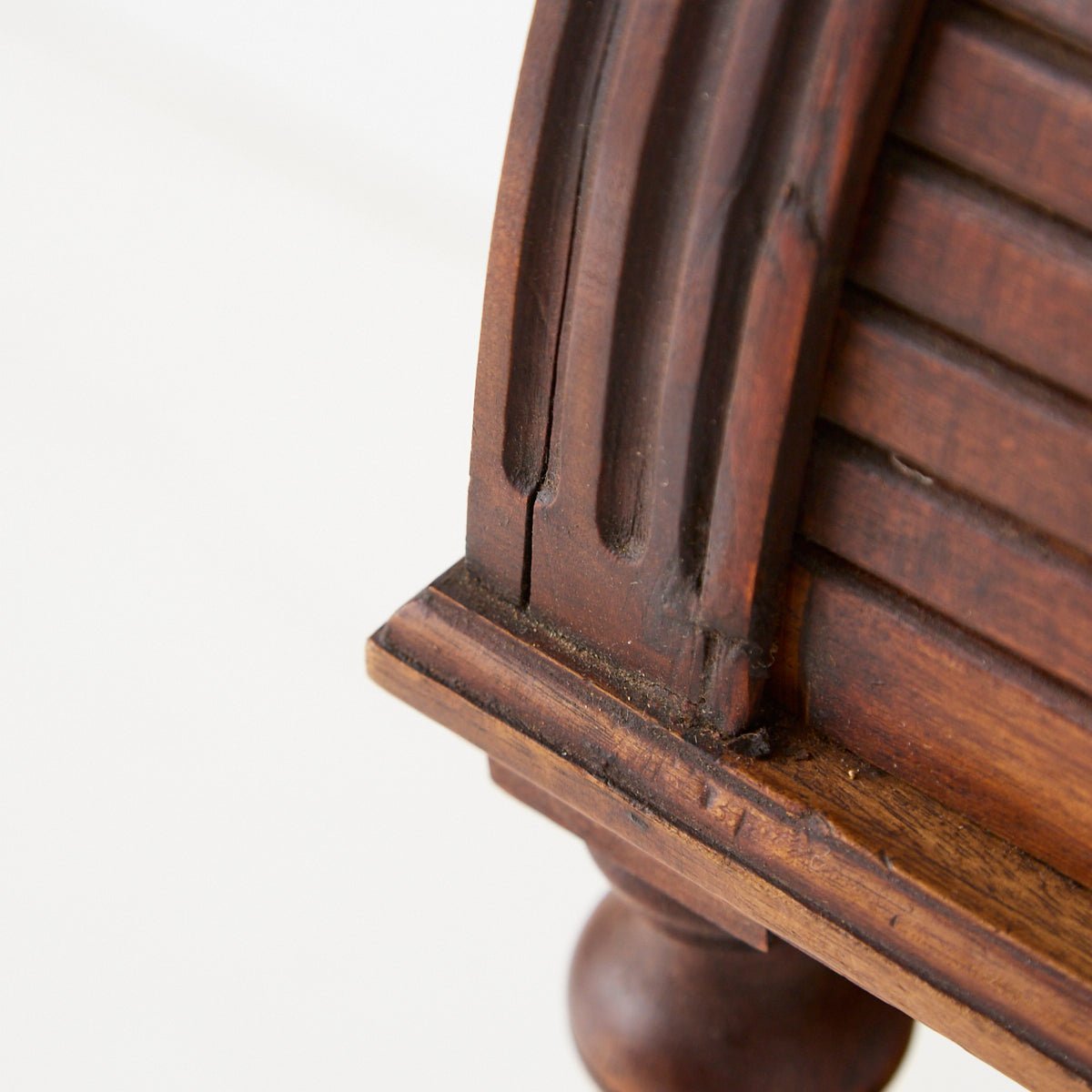 Bedside Table with Tambor Door - elsie green - furniture