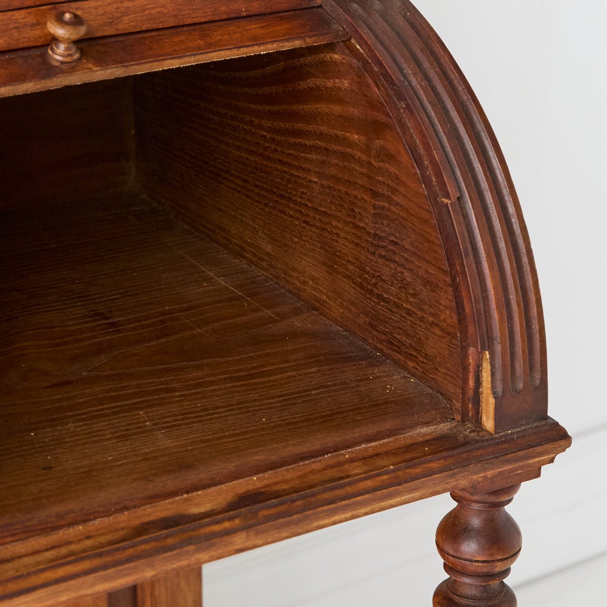 Bedside Table with Tambor Door - elsie green - furniture