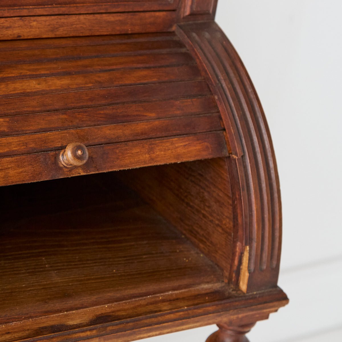Bedside Table with Tambor Door - elsie green - furniture