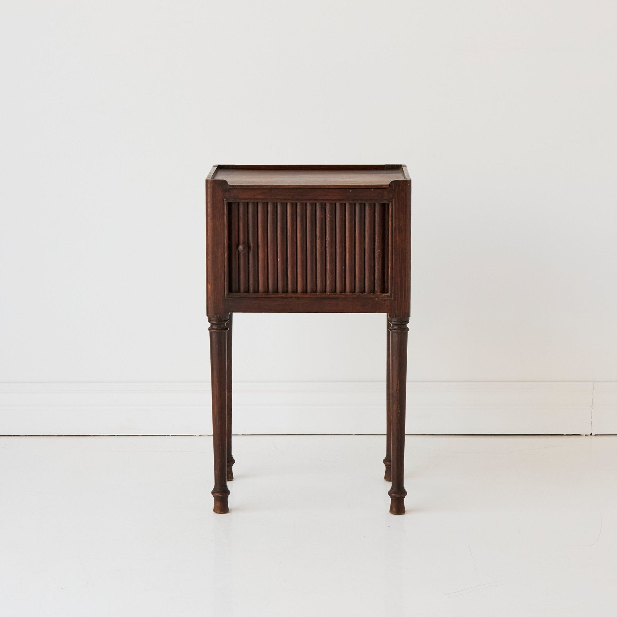 Bedside Table with Tambor Door - elsie green - furniture