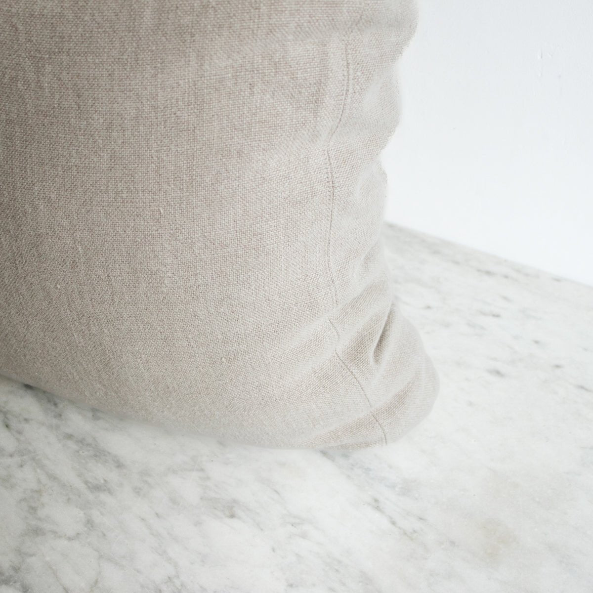 Belgian Linen Floor Pillow - elsie green - Textiles