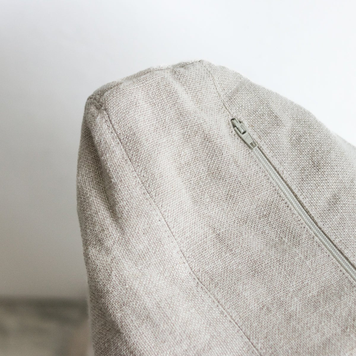 Belgian Linen Floor Pillow - elsie green - Textiles