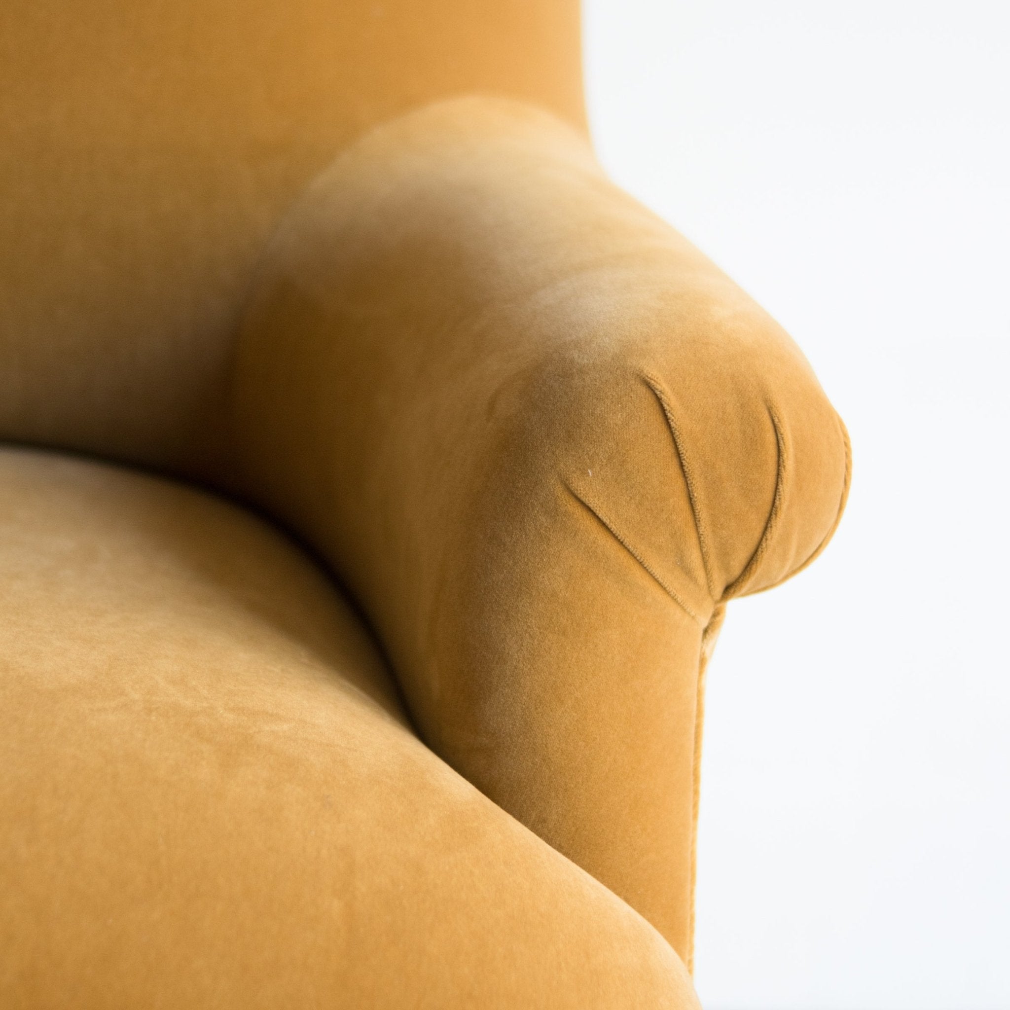 Bellecour Arm Chair | Emile Velvet Caramel - elsie green - Furniture