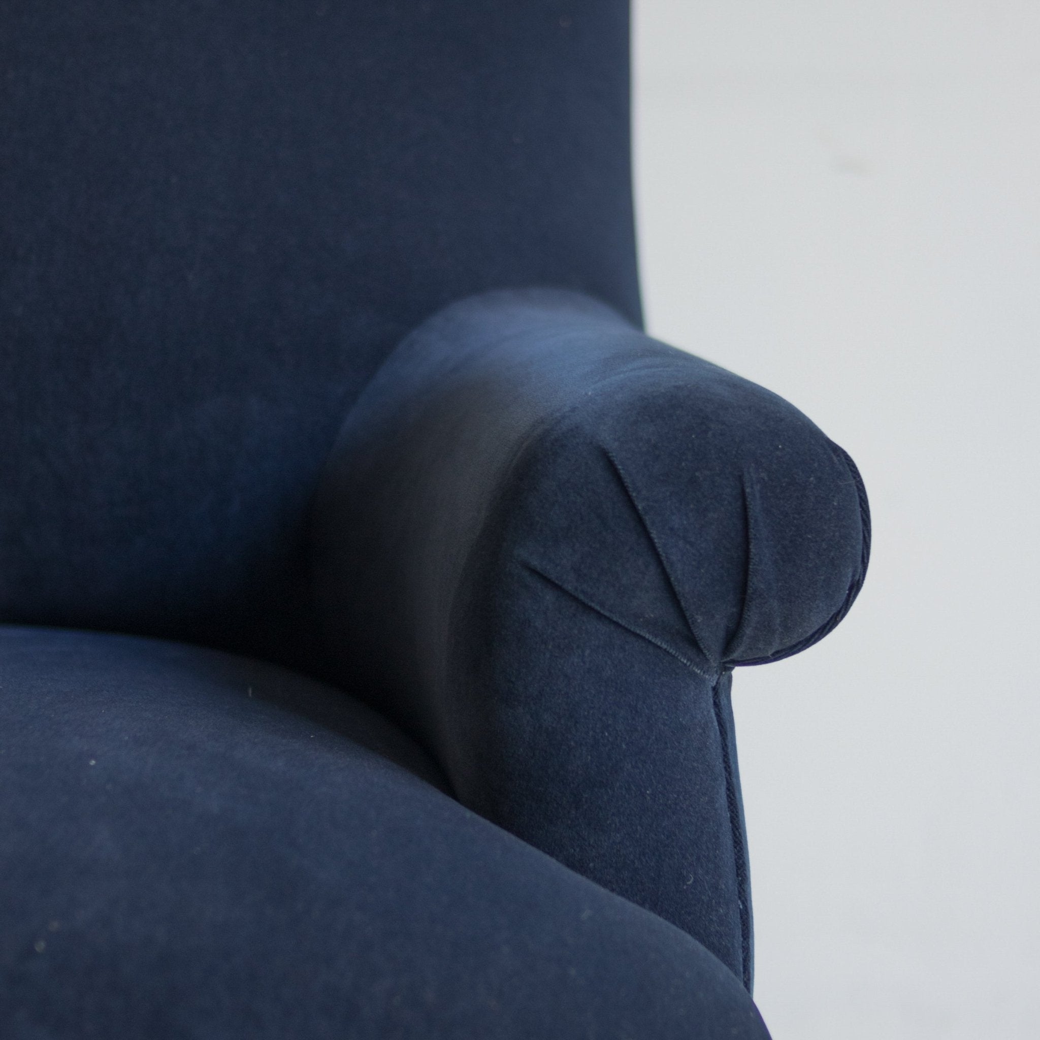 Bellecour Arm Chair | Emile Velvet Navy - elsie green - Furniture