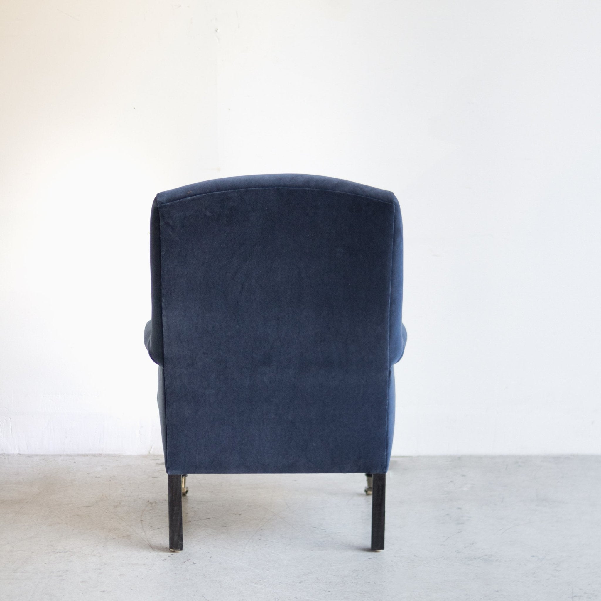 Bellecour Arm Chair | Emile Velvet Navy - elsie green - Furniture