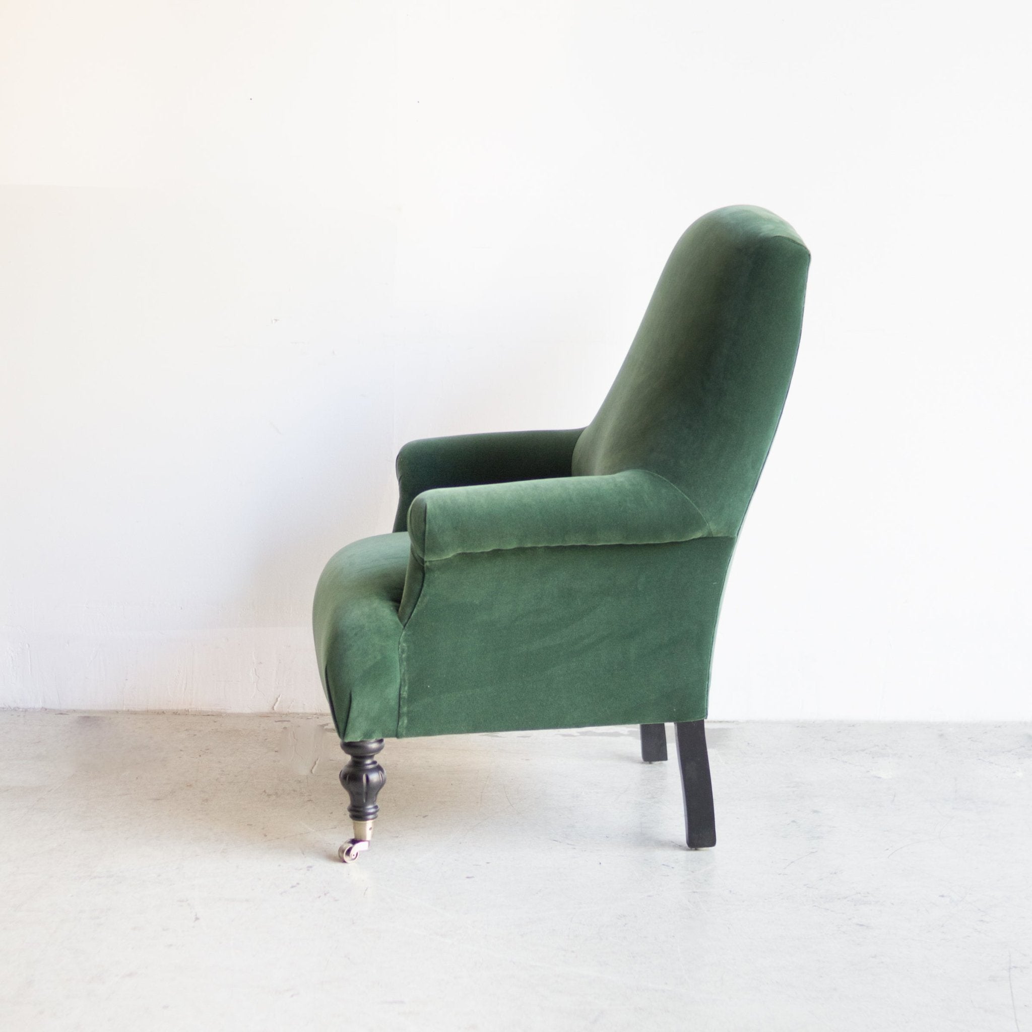 Bellecour Arm Chair | Emile Velvet Spruce - elsie green - Furniture