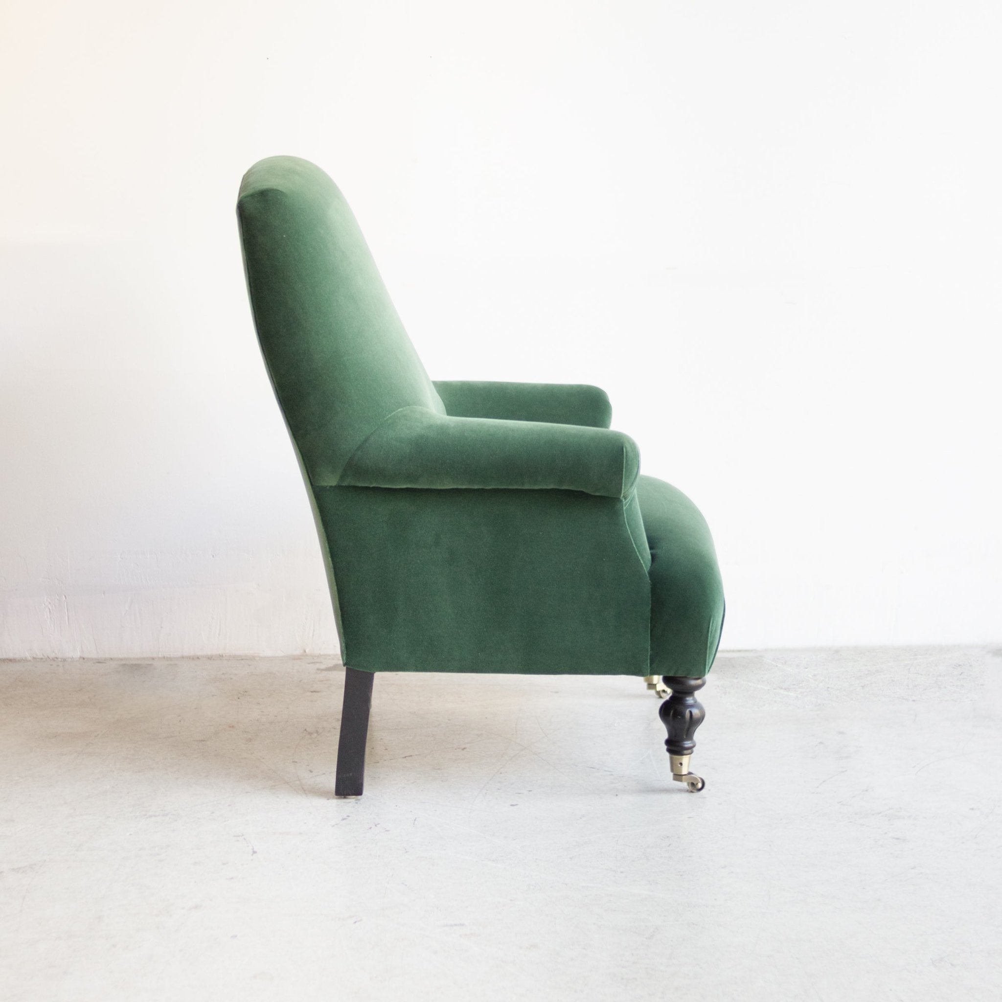 Bellecour Arm Chair | Emile Velvet Spruce - elsie green - Furniture