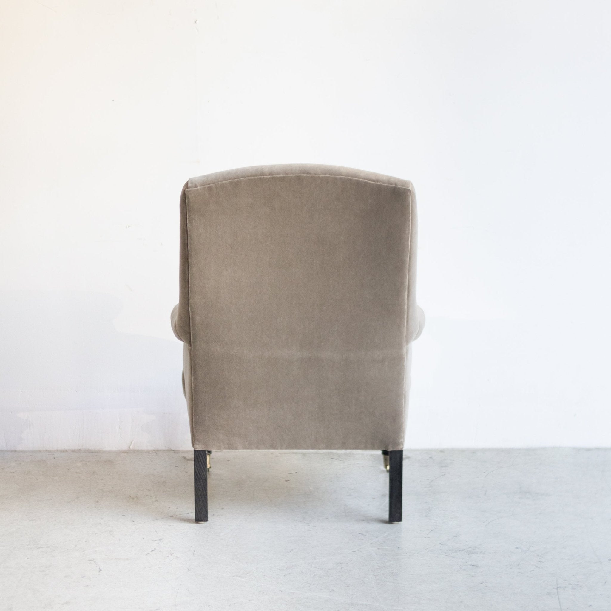 Bellecour Arm Chair | Emile Velvet Stone - elsie green - Furniture