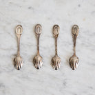 Bellini Prata Shell Salt Spoon Set of 4 | The Patrick Orbe Collection - elsie green - the french kitchen