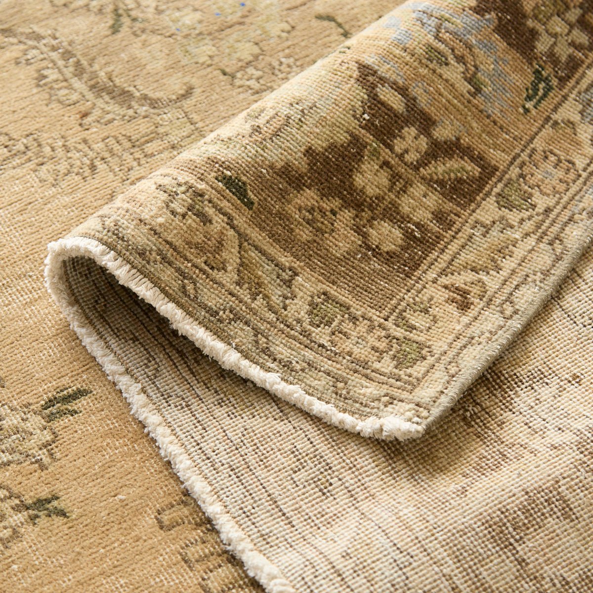 Benouville Vintage Rug | 9'9" x 12'10" - elsie green - textiles