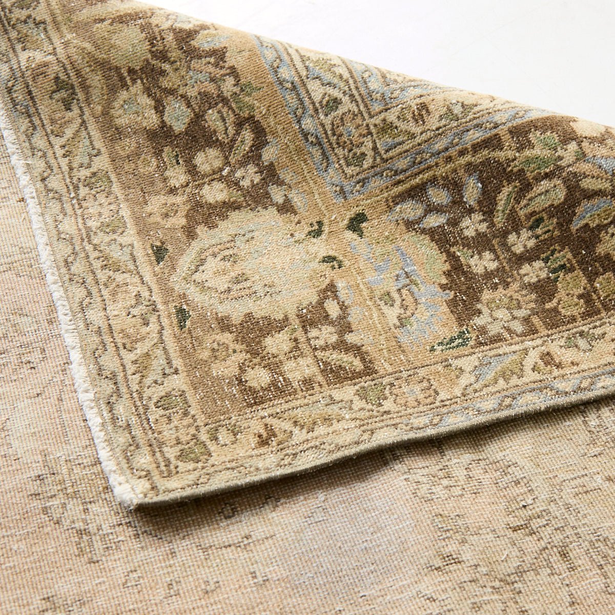 Benouville Vintage Rug | 9'9" x 12'10" - elsie green - textiles