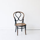 Bentwood Stool with Cane Seat - elsie green - furniture