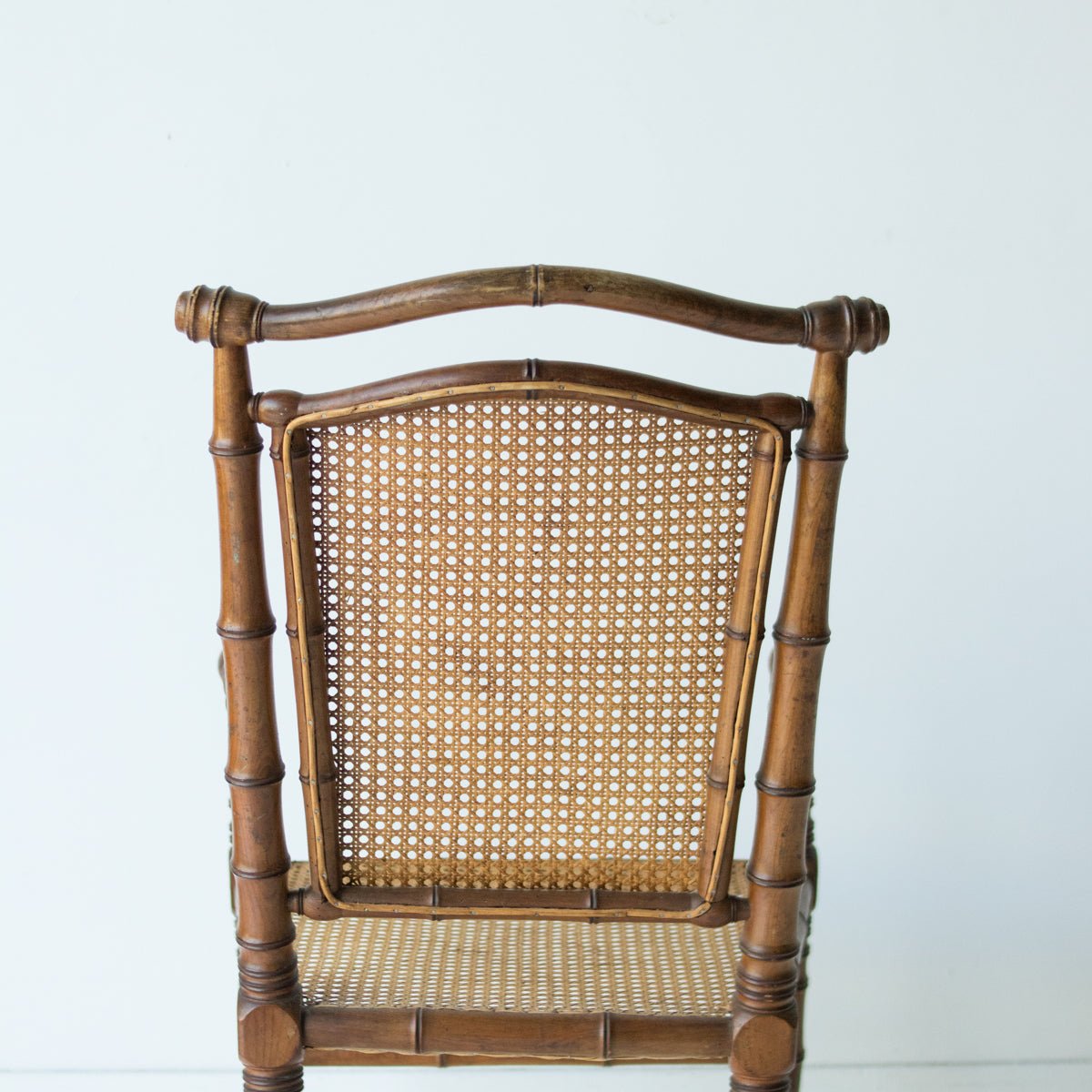 Birds - eye Cane Bamboo Arm Chair - elsie green - furniture