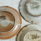 Black Clay Dinner Plate | Jacques Pouchain Dieulefit Set of 12 - elsie green - the french kitchen