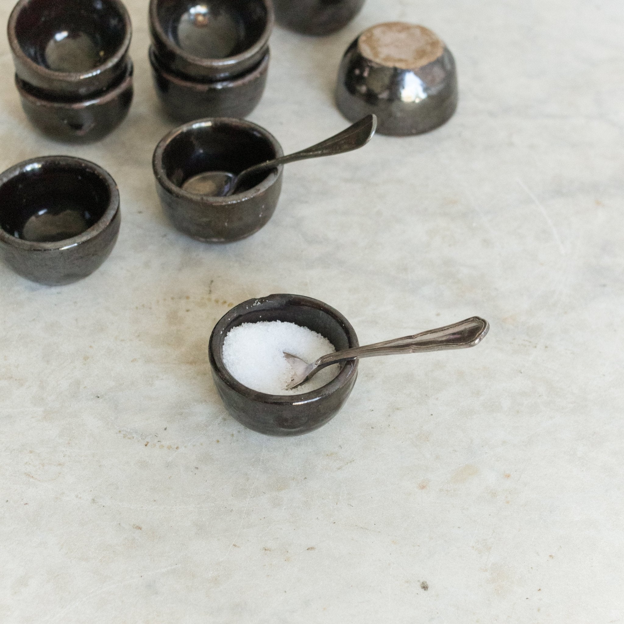 Black Escargot Pot Set Of 10 - elsie green - The French Kitchen