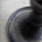 Black Stoneware Candlestick - elsie green - decor