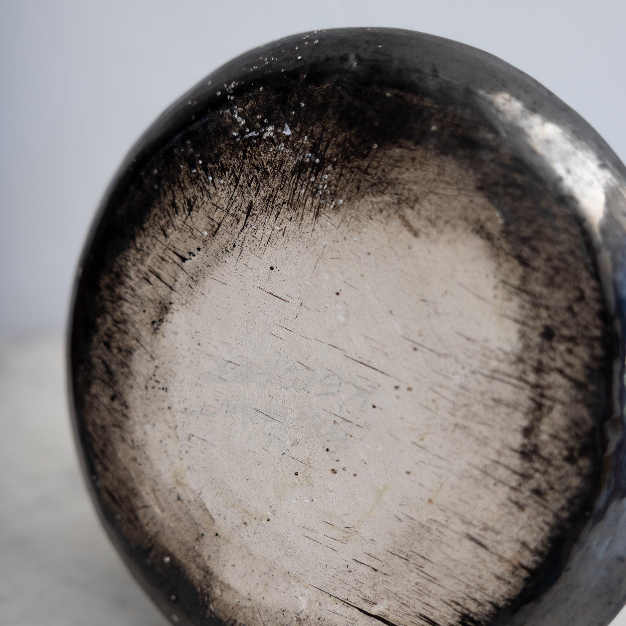 Black Stoneware Candlestick - elsie green - decor