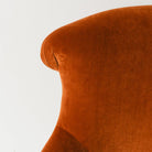 Block Print Crapaud Chair | Copper Velvet - elsie green - furniture