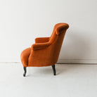 Block Print Crapaud Chair | Copper Velvet - elsie green - furniture