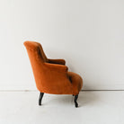 Block Print Crapaud Chair | Copper Velvet - elsie green - furniture