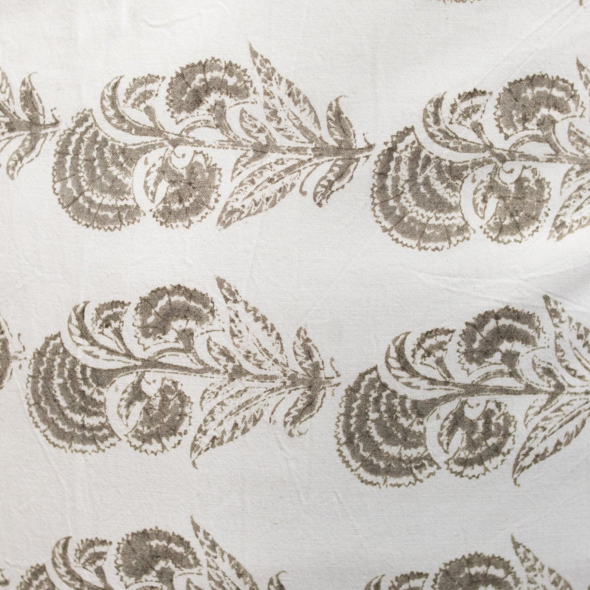 Block Print Pillow | Cornflower French Grey - elsie green - textiles