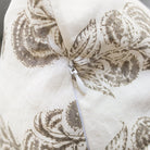 Block Print Pillow | Cornflower French Grey - elsie green - textiles