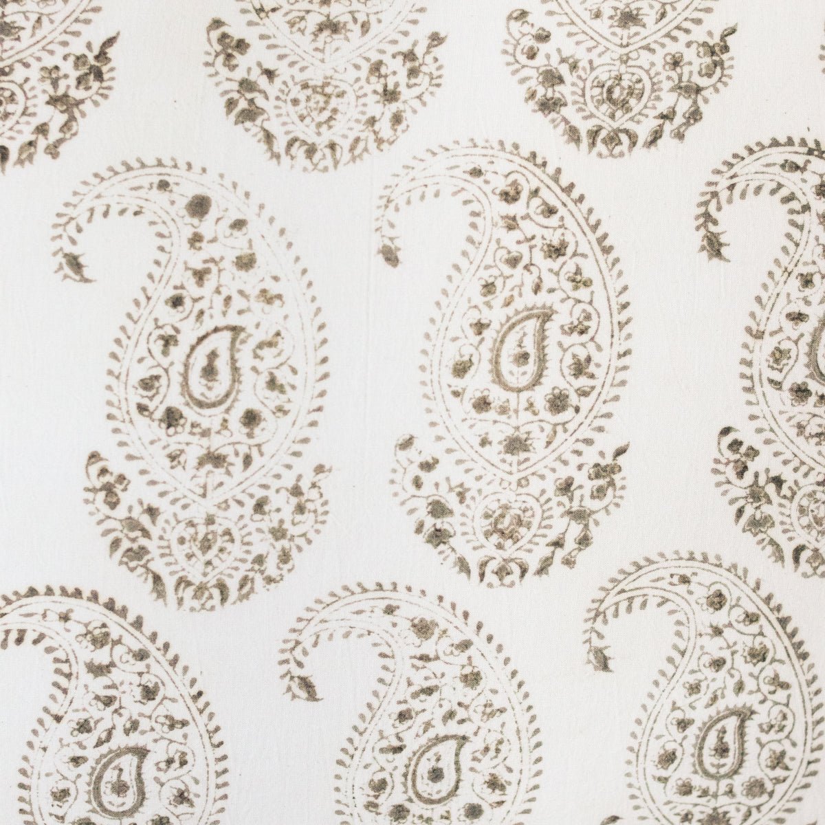 Block Print Pillow Cover | Claudine French Grey - elsie green - Textiles