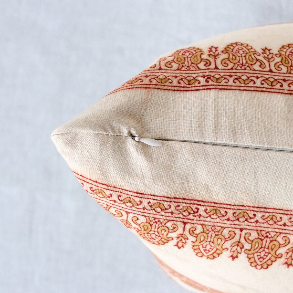 Block Print Pillow Cover | Evani - elsie green - textiles