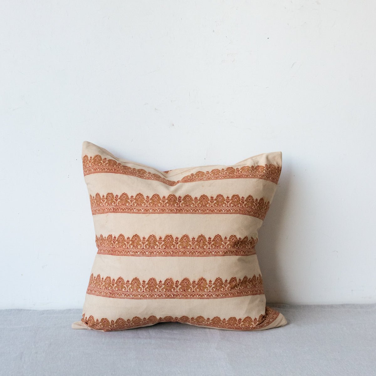 Block Print Pillow Cover | Evani - elsie green - textiles