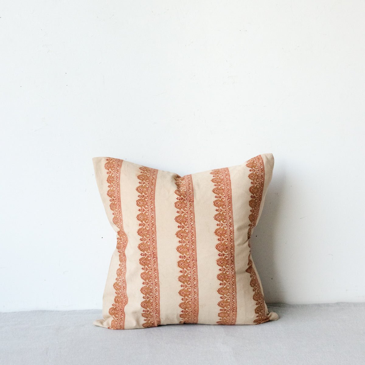Block Print Pillow Cover | Evani - elsie green - textiles