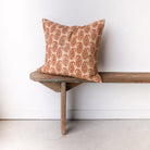 Block Print Pillow Cover | Farida Gold - elsie green - Textiles