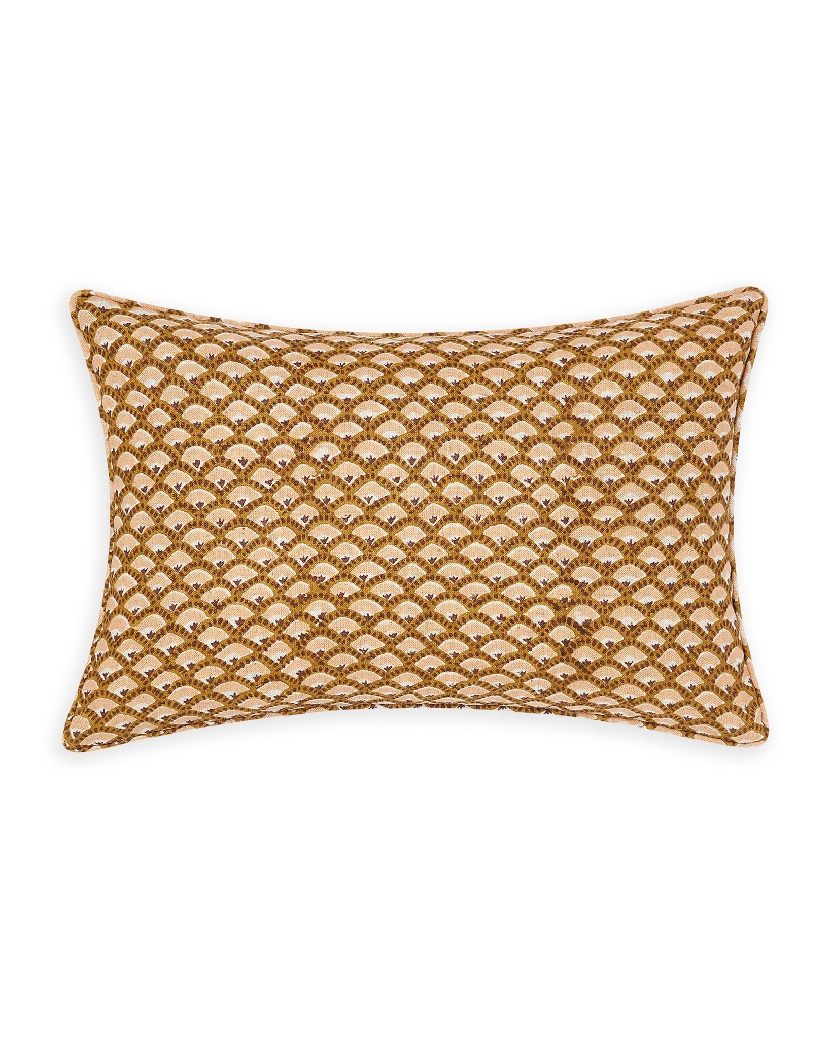 Block Print Pillow Cover | Foret Saffron - elsie green - Textiles