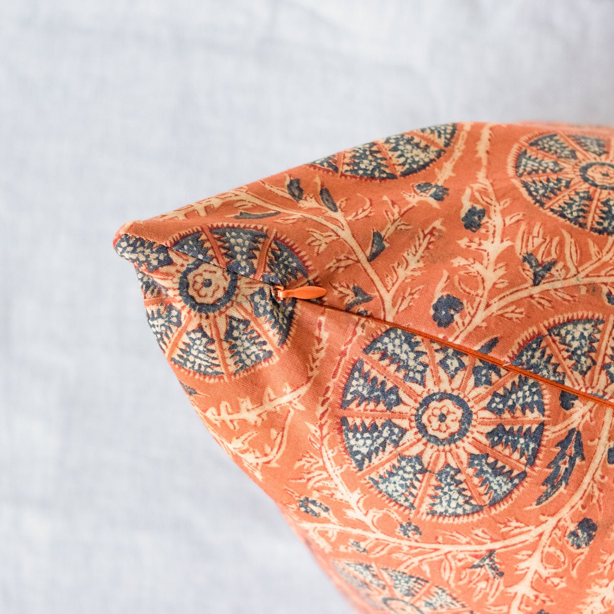 Block Print Pillow Cover | Karuna Saffron - elsie green - textiles