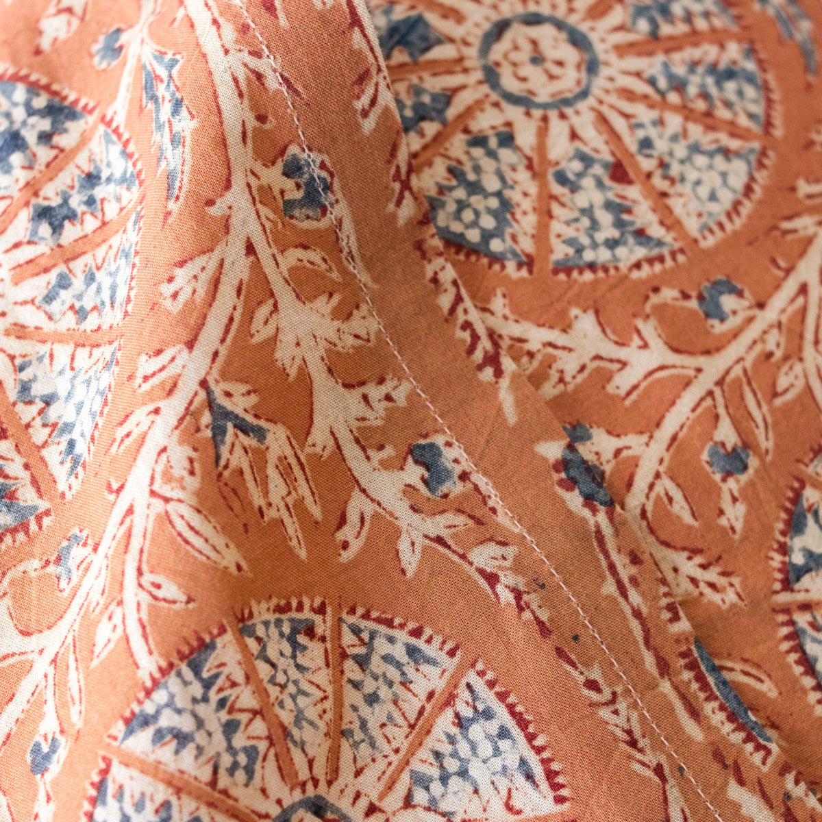 Block Print Pillow Cover | Karuna Saffron - elsie green - Textiles