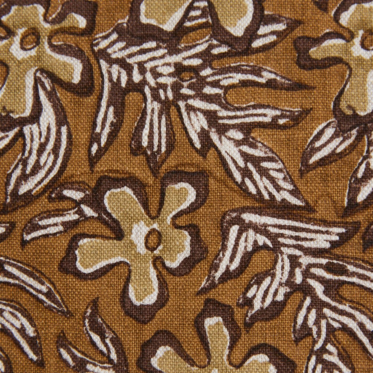 Block Print Pillow Cover | Lavardin Toffee - elsie green - Textiles