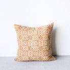 Block Print Pillow Cover | Lipika Gold - elsie green - Textiles