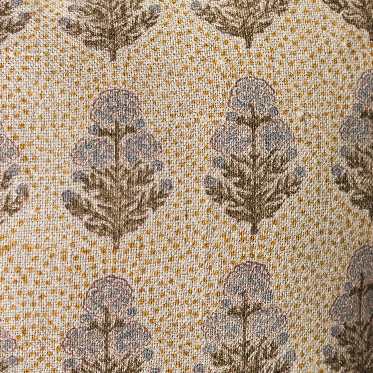 Block Print Pillow Cover | Poppy Mustard - elsie green - textiles