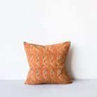 Block Print Pillow Cover | Rupa Saffron - elsie green - textiles