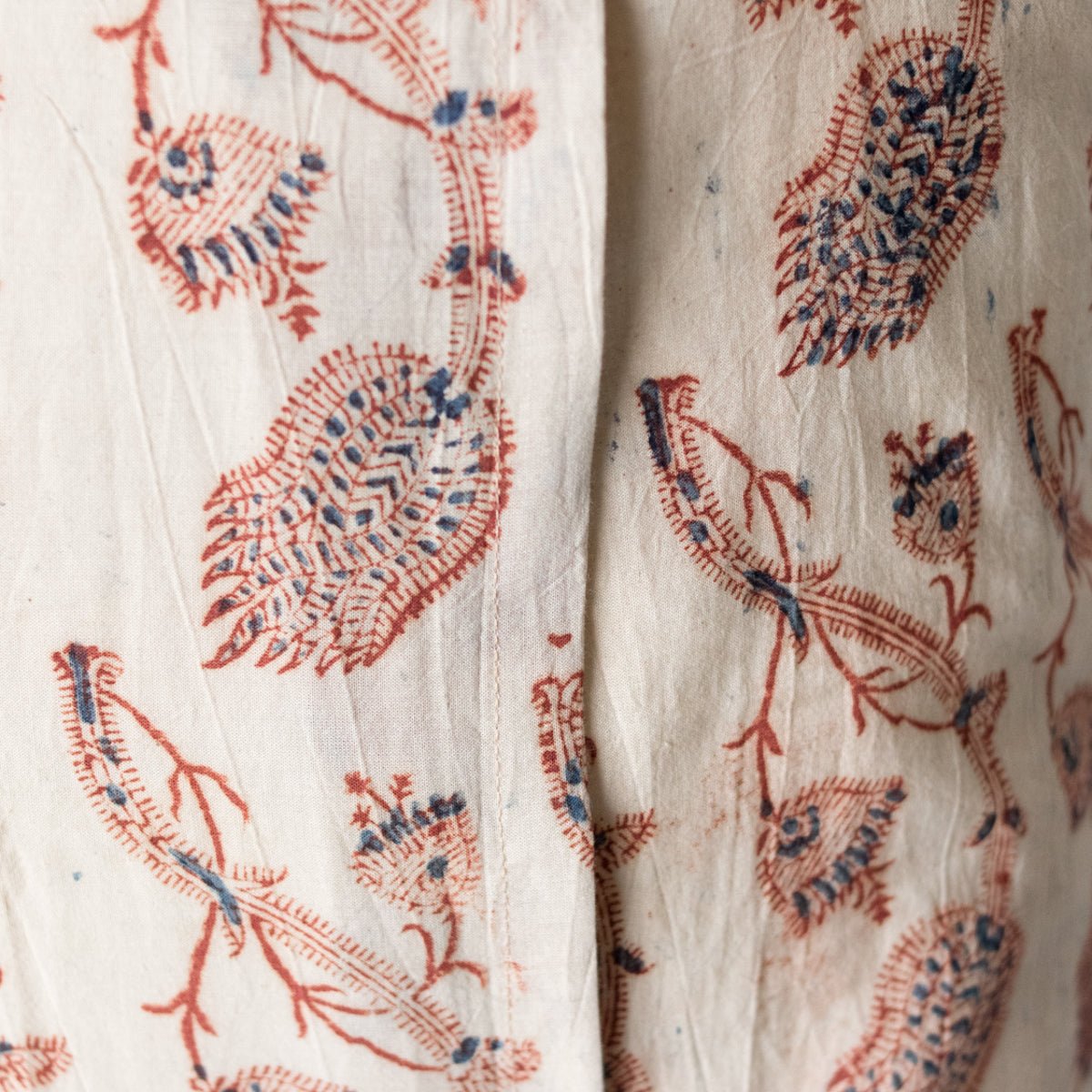 Block Print Pillow Cover | Rupa Tan - elsie green - Textiles