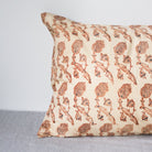 Block Print Pillow Cover | Rupa Tan - elsie green - Textiles