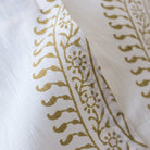 Block Print Pillow Cover | Silvie Gold - elsie green - Textiles