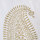 Block Print Pillow Cover | Silvie Gold - elsie green - Textiles